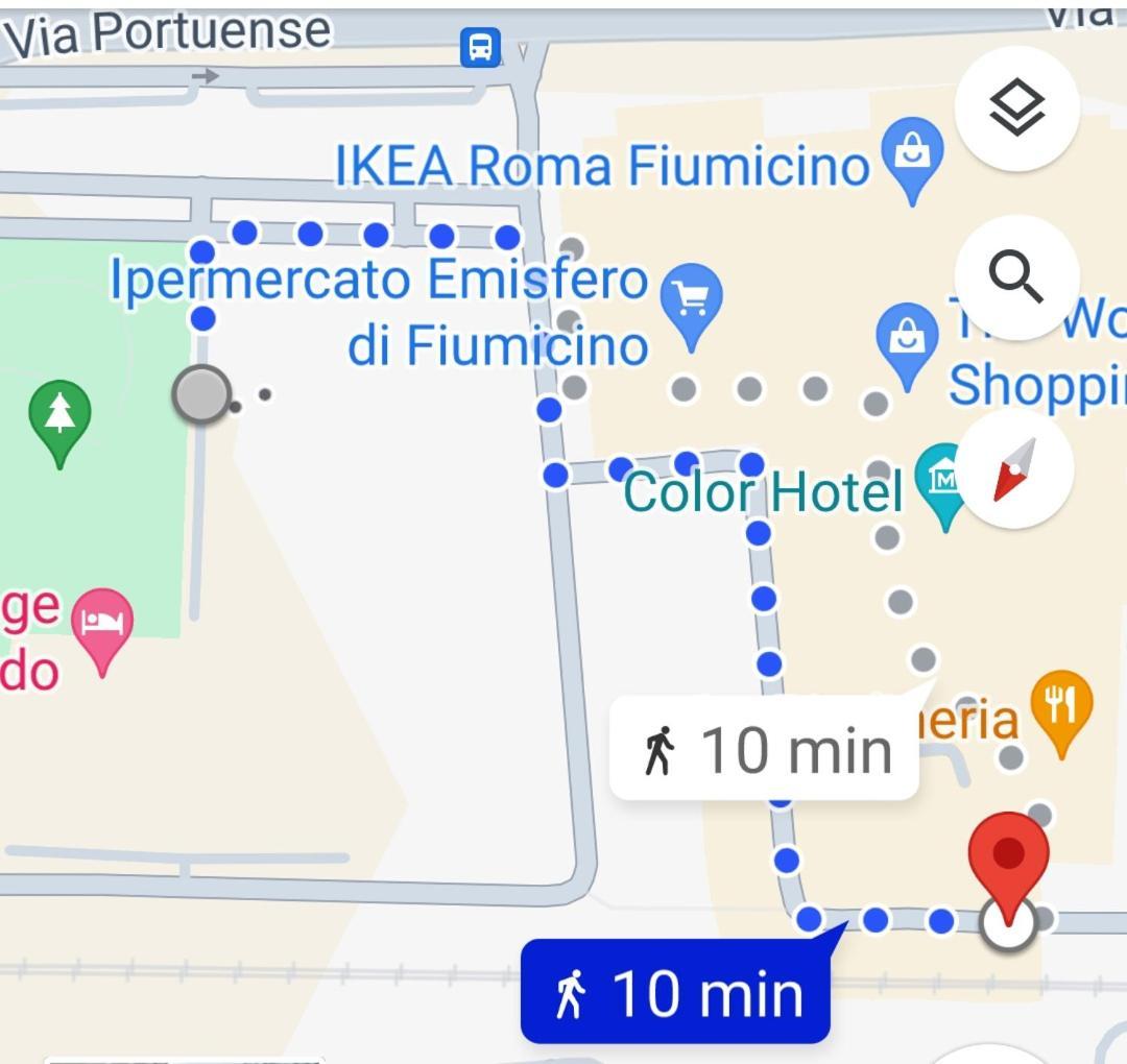The House Room Aeroporto Fiumicino Exteriör bild